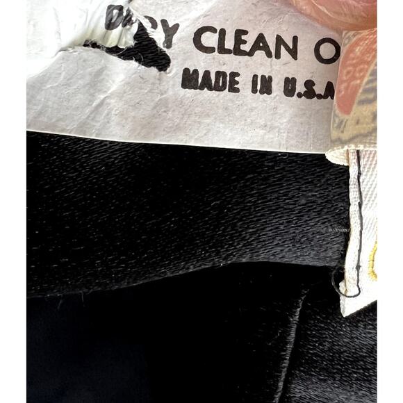 Michael Marcella Shift Dress Women 14 VTG Black Party Event LBD Made in USA - Picture 12 of 12